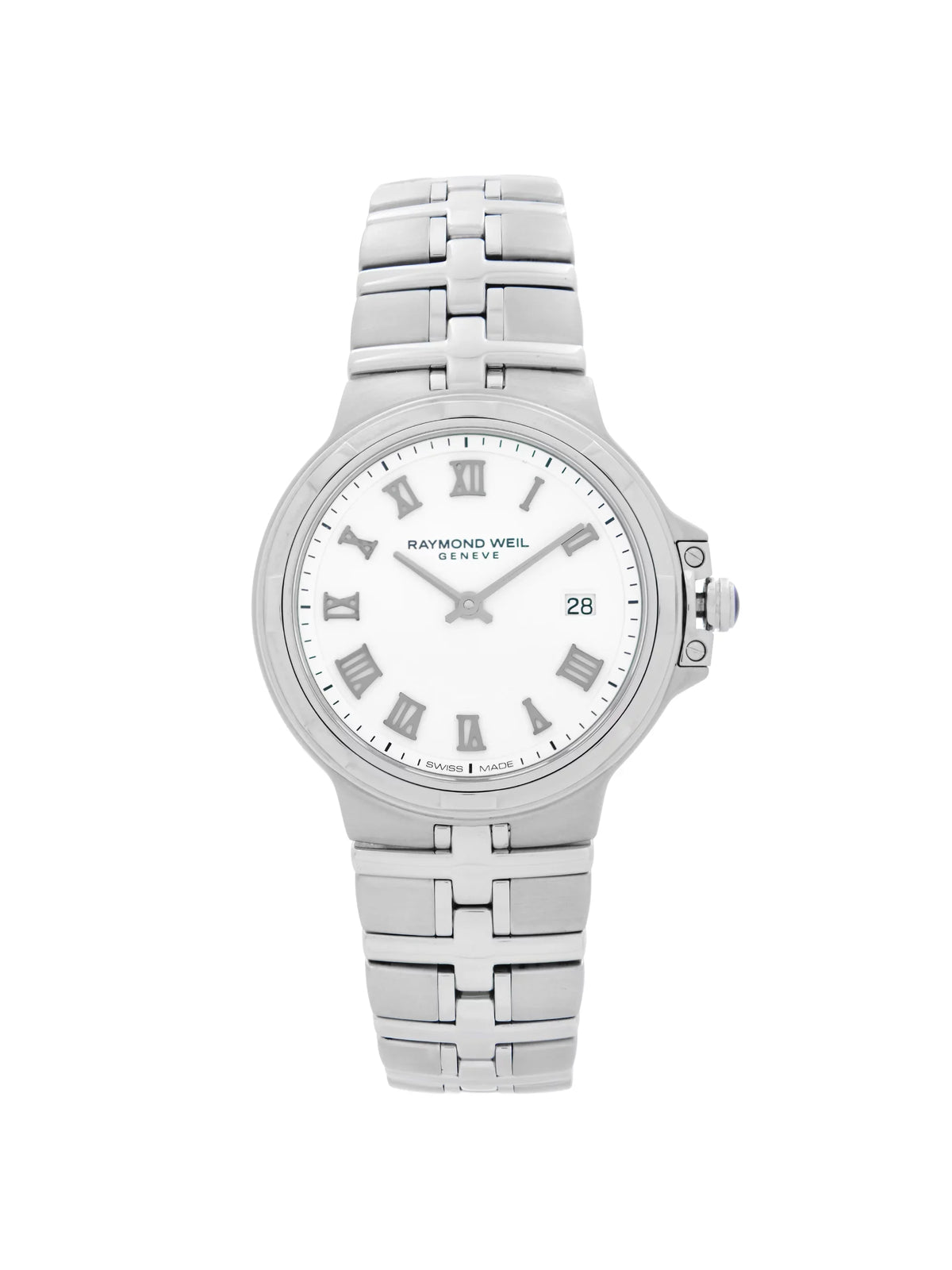 Weil 5180-ST-00300 Watch Parsifal Dial Ladies White Quartz Steel Raymond Roman