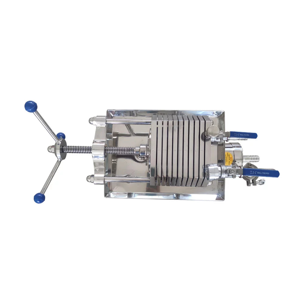 Machine Beer Steel Filter Stainless Frame Filtration FT150 Slag Filter Press layer Plate 220V Filter 10 Pressure