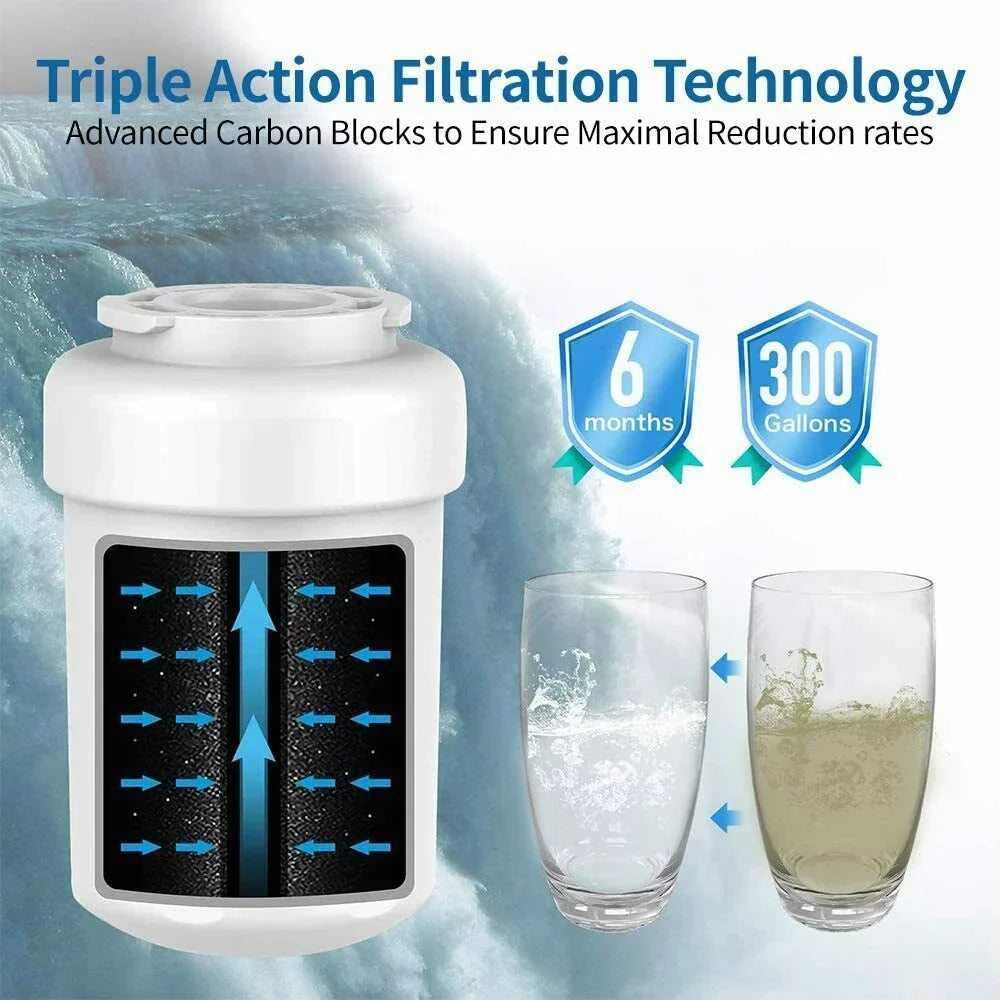 Refrigerator PCS Filter Replacement GWFA MWFINT, MWFA,GWF, liquid SmartWater ,Compatible with liquid MWF, MWF for Filter MWFP, Fridge 6