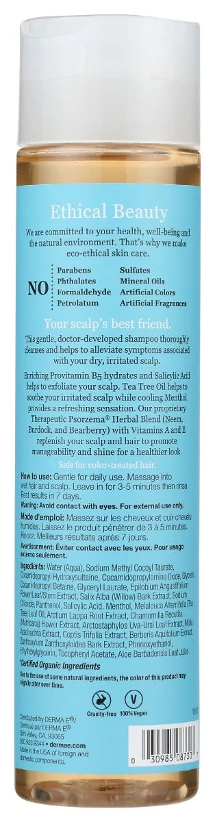 Shampoo, Scalp Derma-E Relief 10 oz