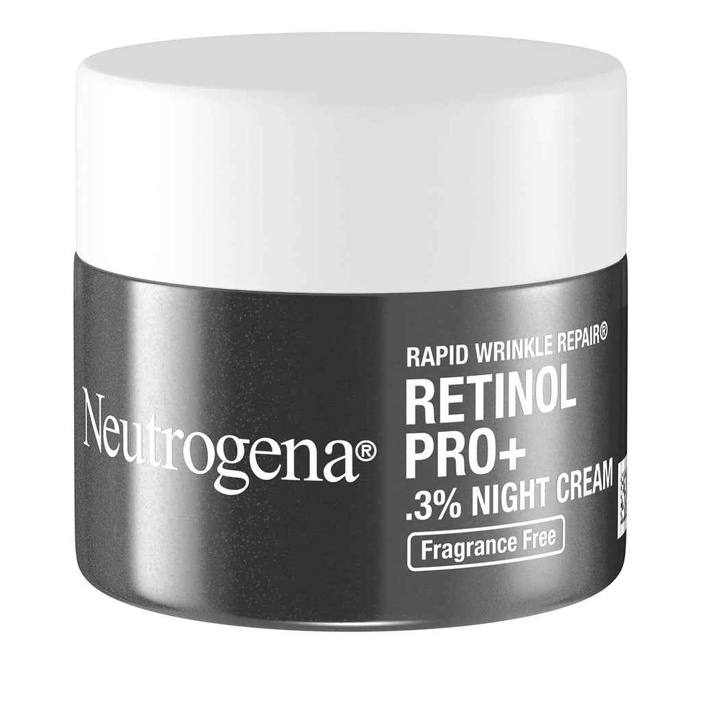 Anti-Aging Rapid Moisturizer - Formula, Face Retinol, Cream, Night Pro+ 0.3% Repair 1.7 with Neutrogena Retinol Neck & Your Fragrance-Free Wrinkle Skin Revitalize Oz