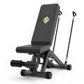 Full Bench, Adjustable Home Incline for Workout, for Capacity Body Pounds Set Foldable Weight Training Gym Bench 880 Benches Strength