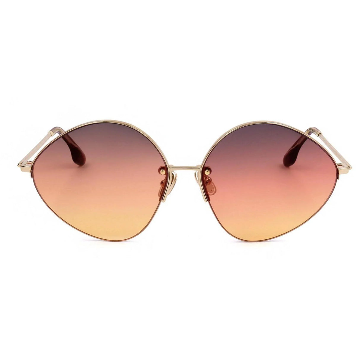 64 Beckham Oversized VB220S Ladies 732 Red Honey Victoria Sunglasses
