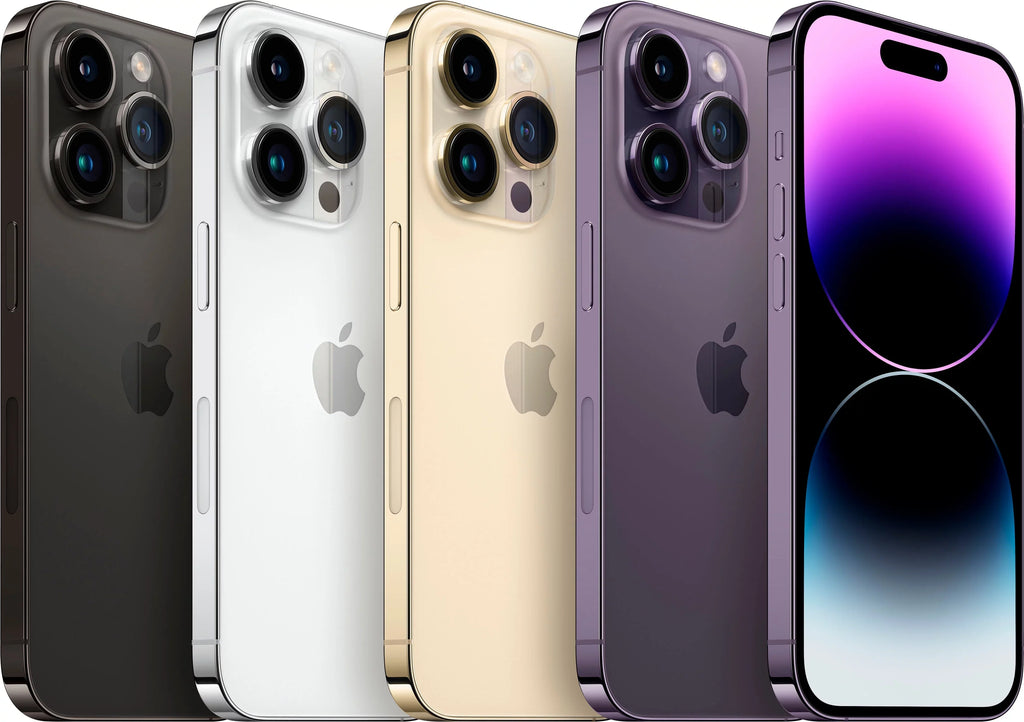 iPhone Purple MQ8W3LL/A Pro Deep 256GB Max (Refurbished: Pre-Owned Good) 14 (AT&T)