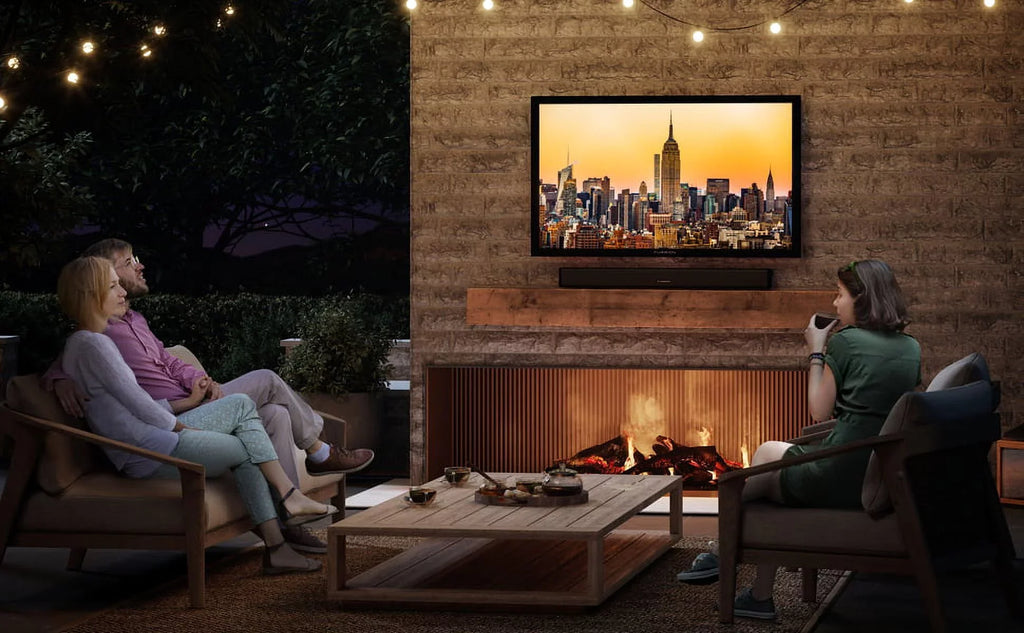 Sun Coverage Additional 4 exterior Weatherproof 55" Series Year by Furrion 4K FDUP55CBS Protect with Epic Partial (2021) an UHD TV