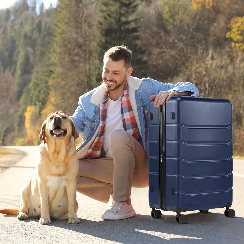 Spinner Convenient Trolley Lock, Wheels – Case – Suitcase Durable Secure Lightweight for Double Travel TSA Jetsetters Carry-On &