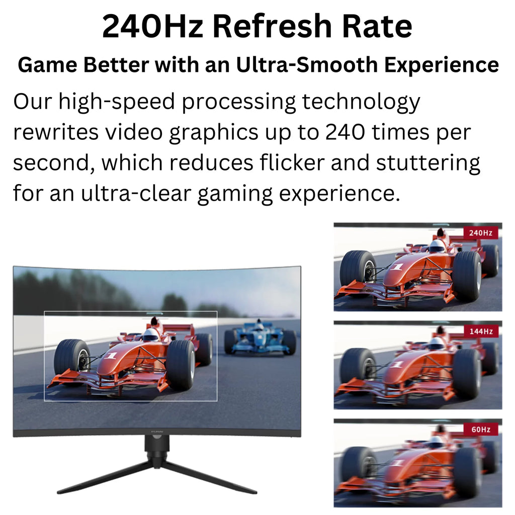 VA, 32" Enabled Funai 240Hz, FHD (FGM-32F445) 1ms, Gaming Monitor Premium FreeSync™ HDR, AMD