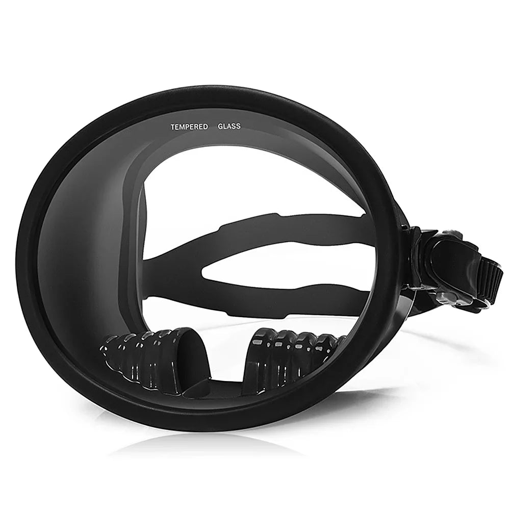 and 180° Frame Snorkeling Big Best for Diving Vision Dcenta -Fog View Full Wide Spearfishing Diving Underwater Watertight Lens