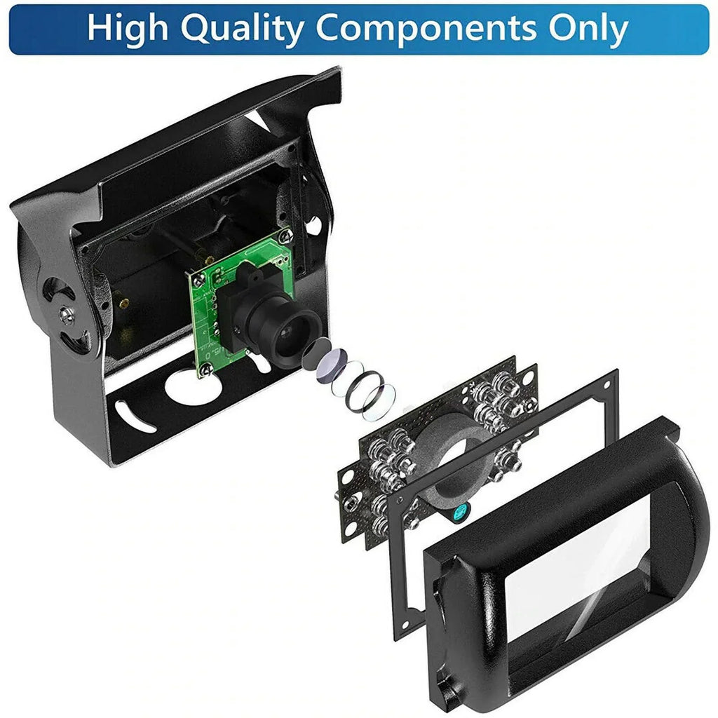 cable 18 Night parking for Monitor IR with Van LED RV system Bus reverse feet Car Vision+32 Truck TFT 12V/24V camera 7inch Car LCD