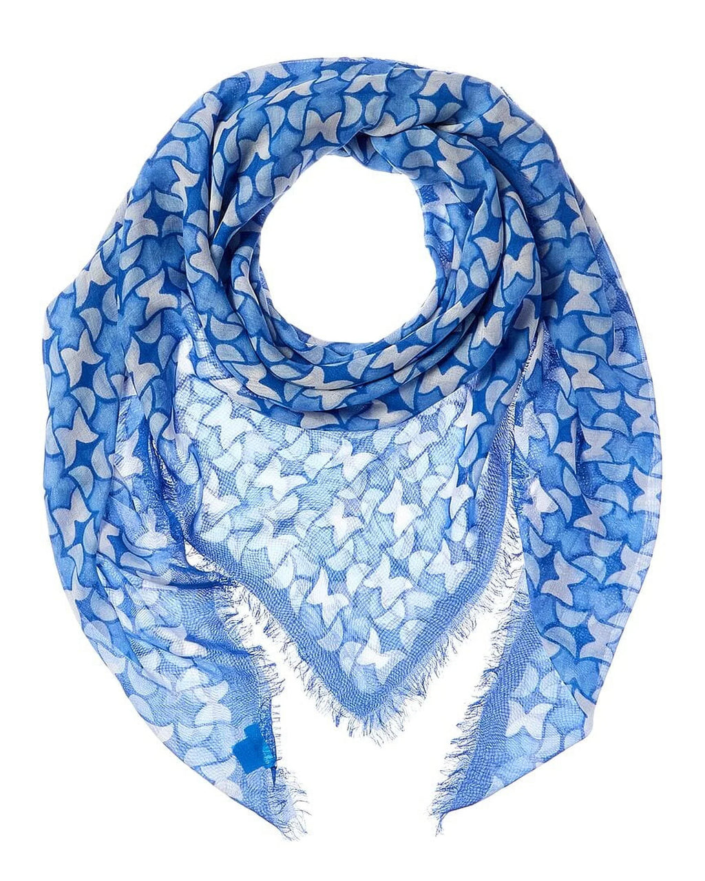 J.McLaughlin Giselle Blue os, Scarf, Silk-Blend