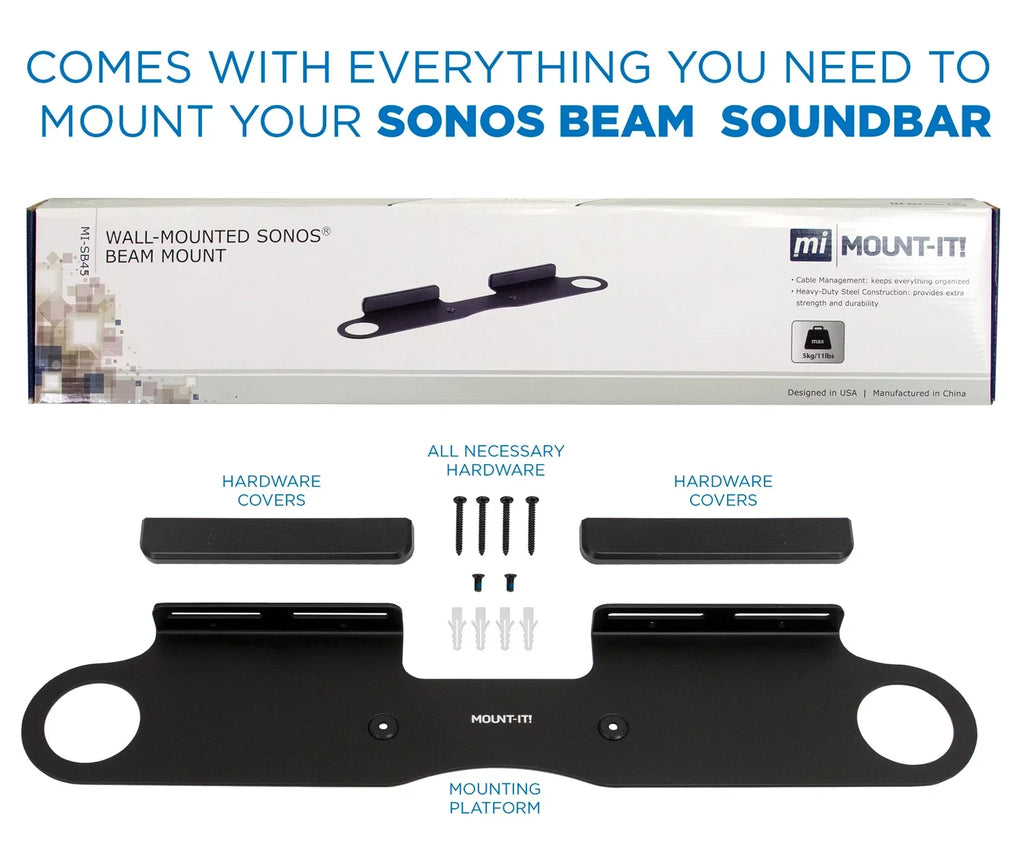 for Wall Wall for Beam Mount-It! Wall Soundbar Studs | Mount 16" Bracket Mount Sonos