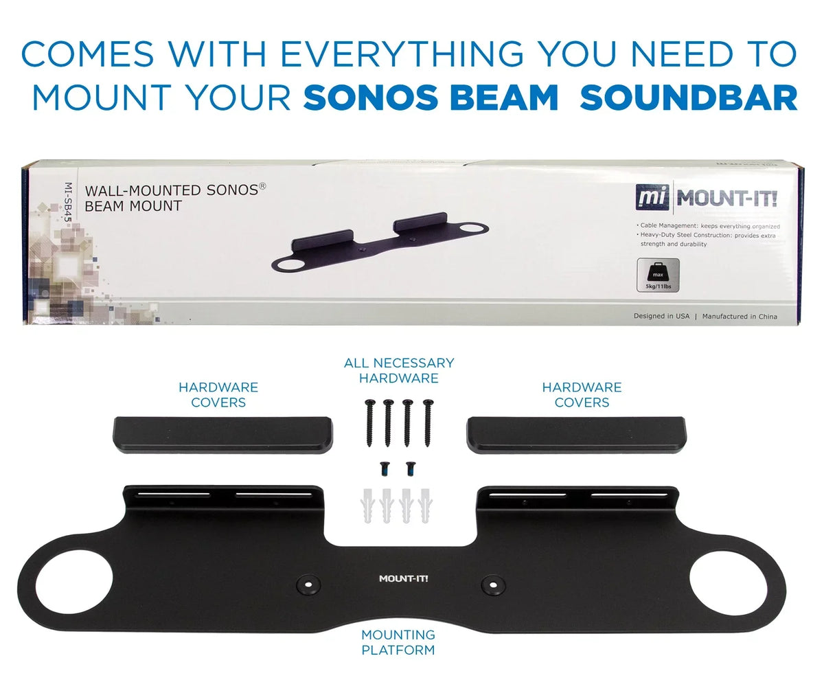 for Wall Wall for Beam Mount-It! Wall Soundbar Studs | Mount 16" Bracket Mount Sonos