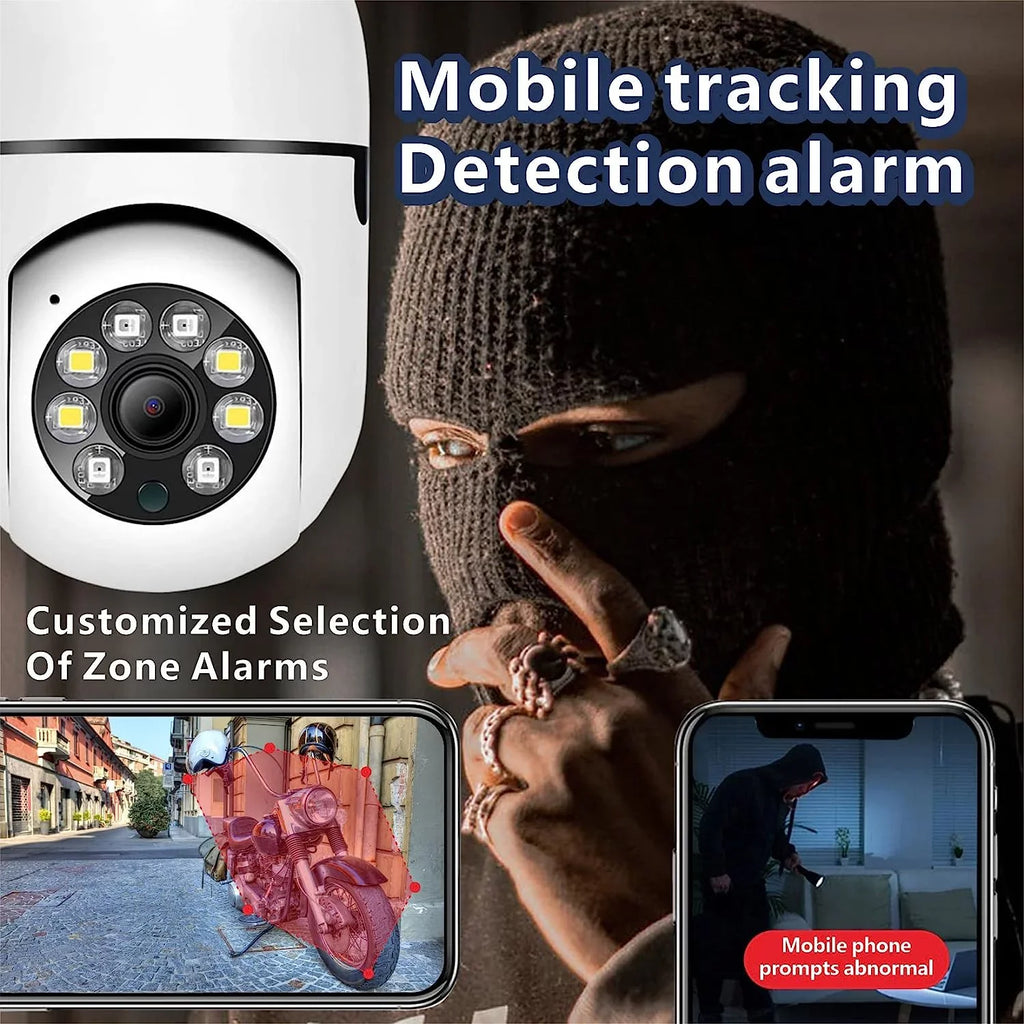 Color Bulb Light exterior 3MP Bulb Light Camera OwLUCK 5g-2.4ghz,Optiguard Camera Indoor 360° Security &