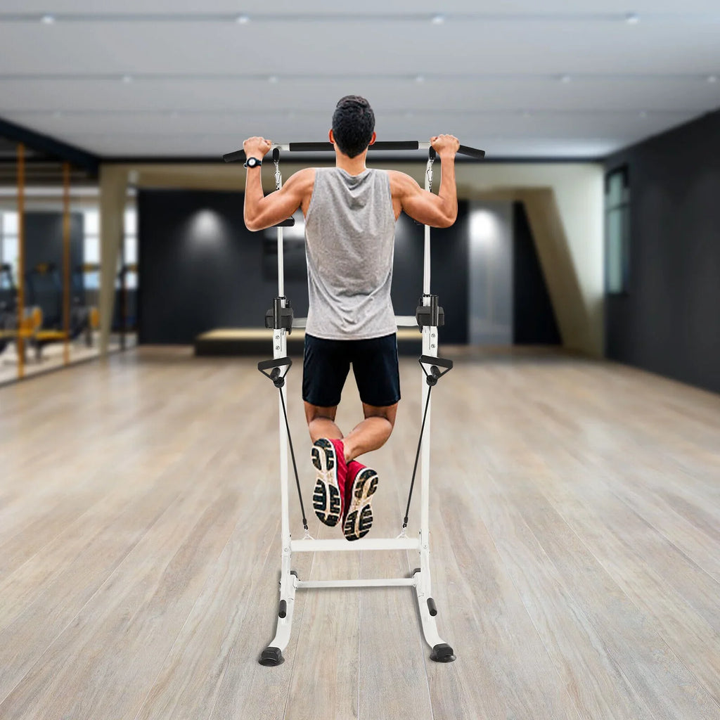 Tower Dip Up Gym Station Chin Black Pull Home Bar Push Power Gym Power Home Height Tower Adjustable