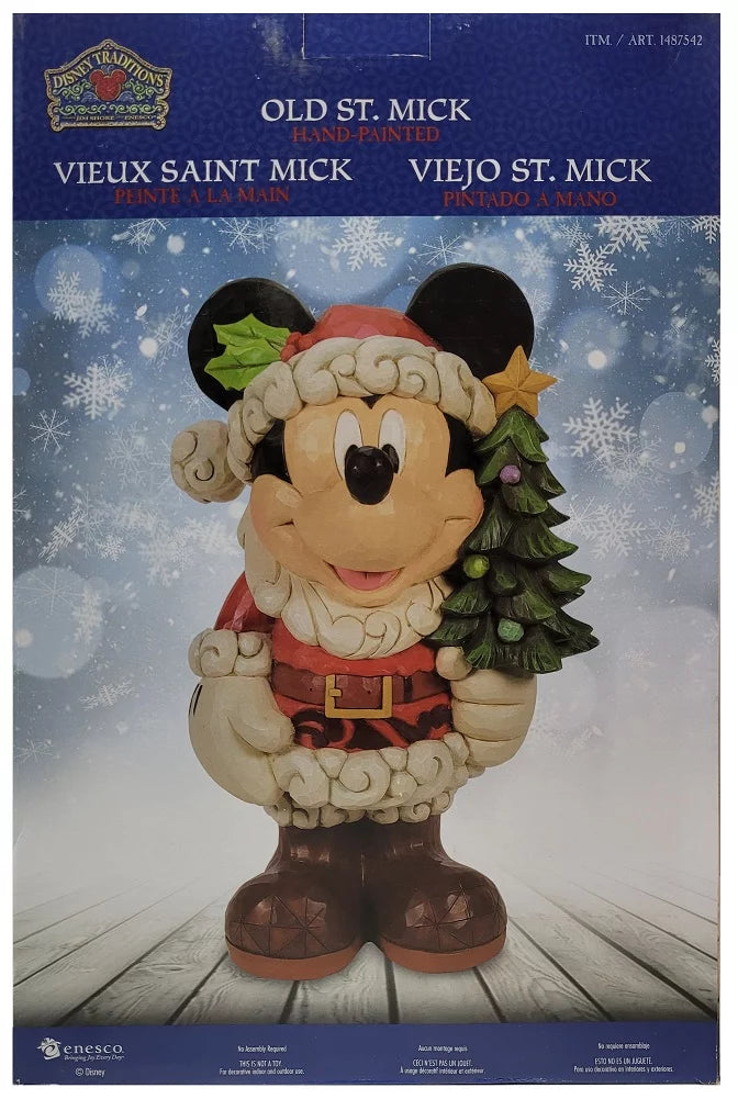 Mick Jim Decoration St. Mouse Mickey 17" Shore Figure Christmas Old
