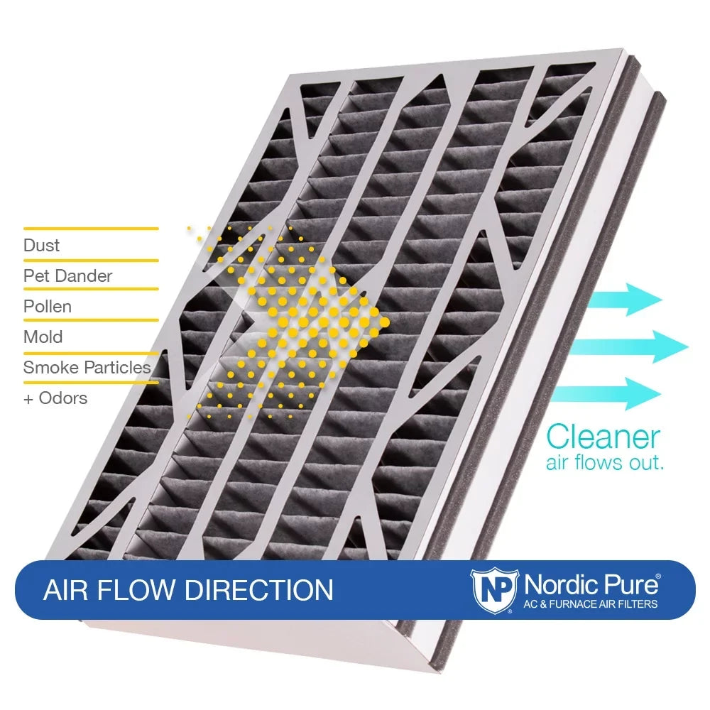 10 Replacement Cub Air Pleated MERV Bear 3 Air Pack Plus Carbon 16x25x3 Filter