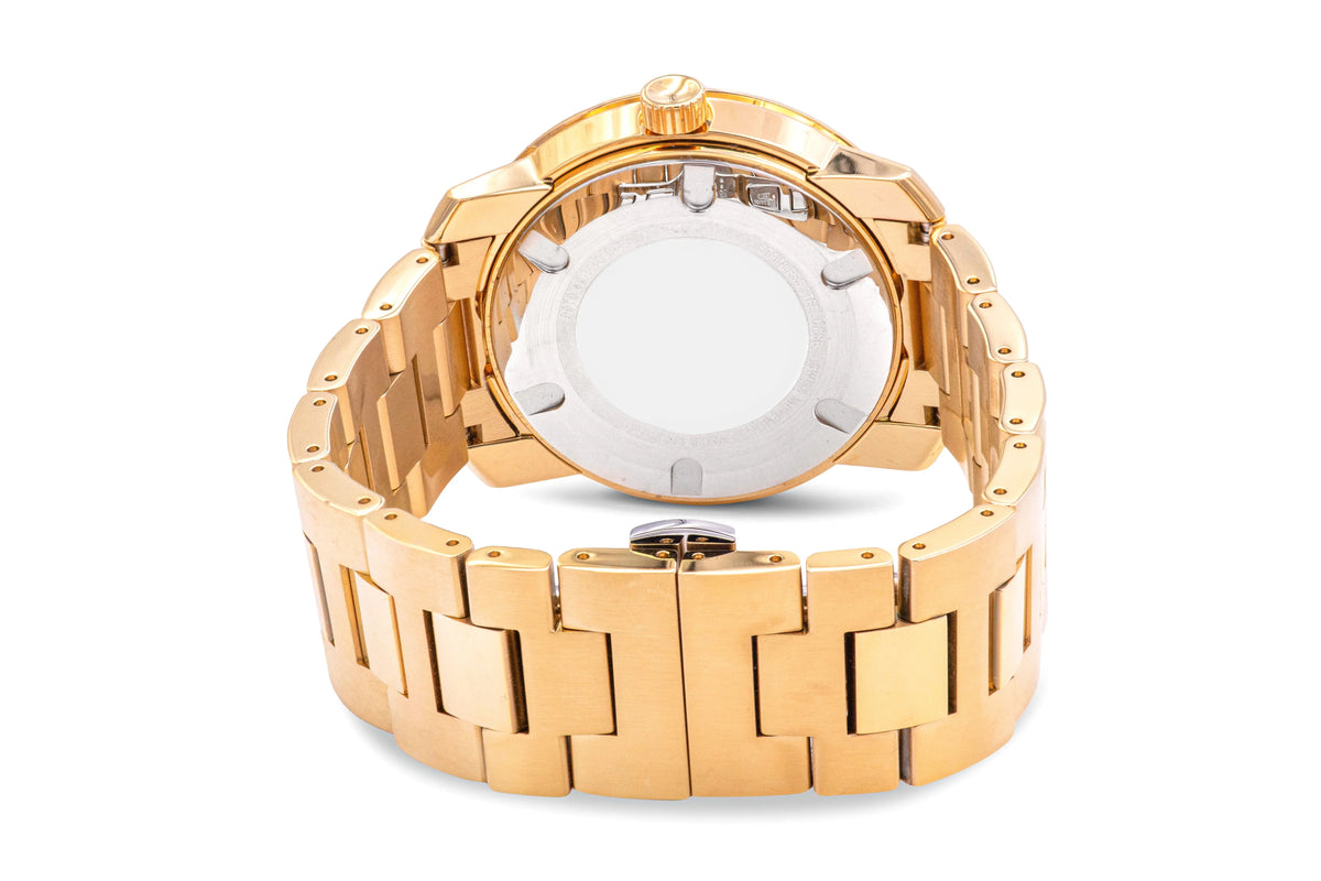 Yellow Mens Bold Ion 3600665 Steel Gold Watch Stainless Movado