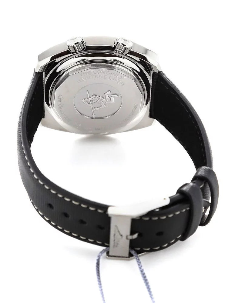 Diver L2.795.4.52.0 Steel Strap Automatic Calendar Longines Watch Heritage Mens