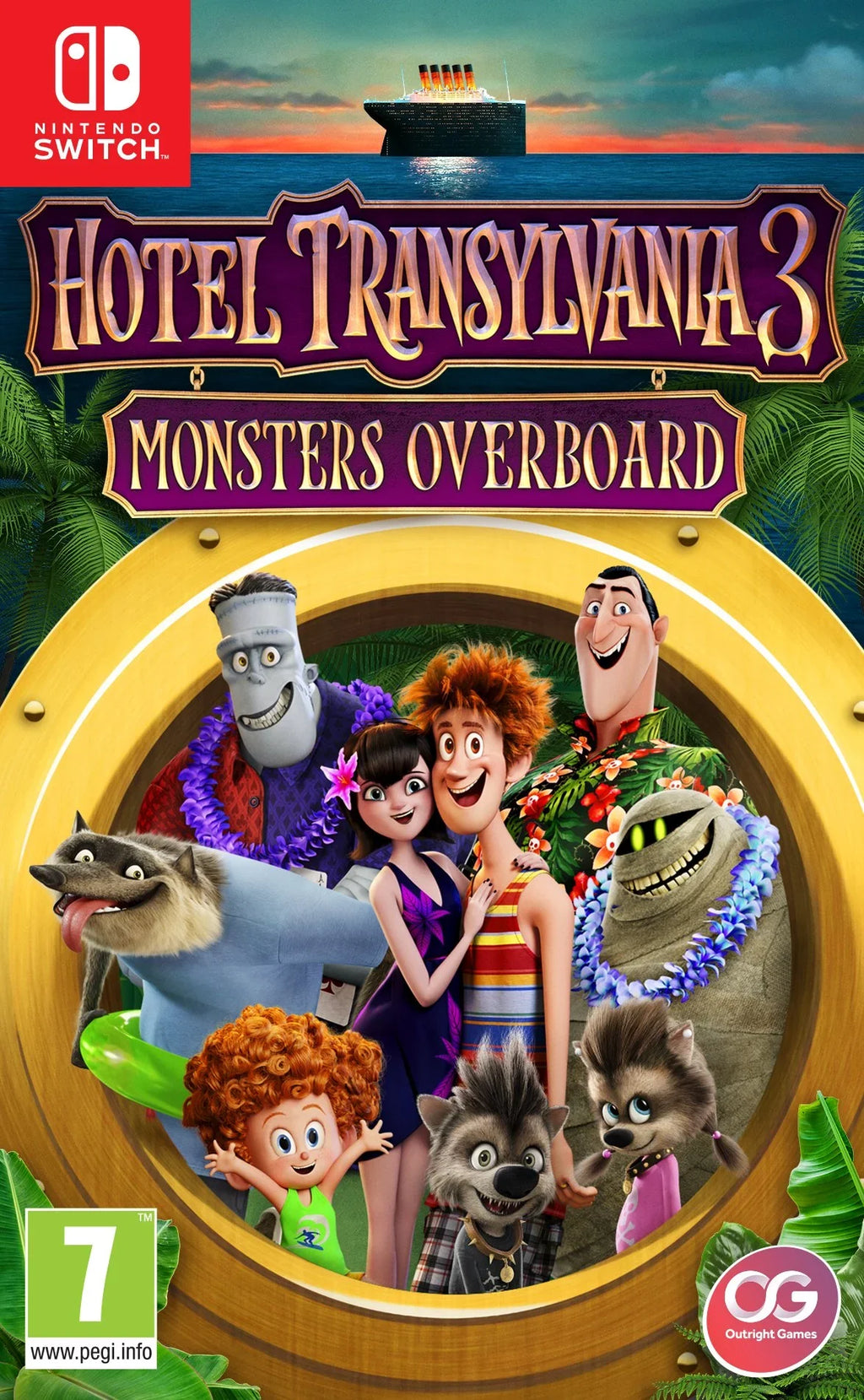 Switch) (Nintendo Overboard Hotel Monsters Transylvania 3: