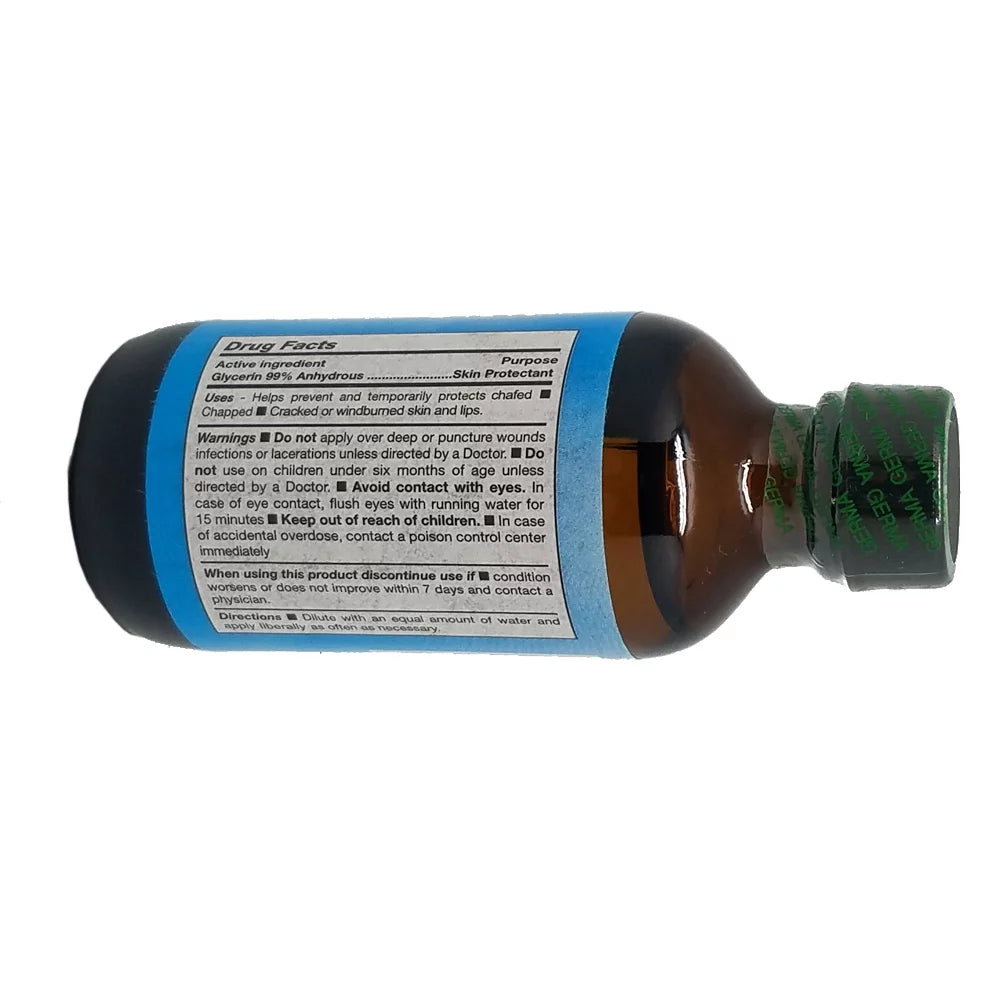 Vegetable Moisturizer Skin and Treatment Glycerin. of and Dry Natural Germa Skin 2 oz. Emollient. for Pack Lips. 6