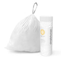 240 Gallon, White 13-17 Bags, Roll Q Custom / Fit Pack, Code 50-65 Trash simplehuman Drawstring Liter