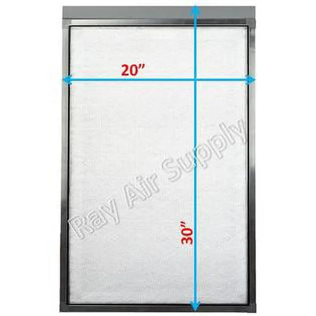 Replacement WHITE 20x30 Respicaire (4 Cleaner 95 SUPPLY Pads Filter Refills Pack) Air RAYAIR 20x30 MicroClean with Compatible CG