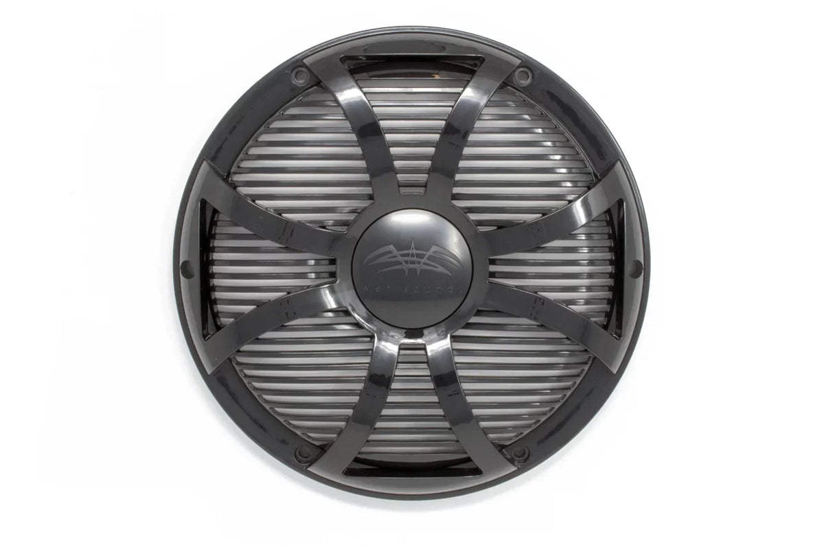 Restored Wet REVO Subwoofer Closed SW-B Sounds REVO Marine for Black design Grill 12 GRILL (Refurbished) the LED Inch SW 12