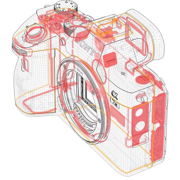 '- Digital Alpha 24MP III (Body Mirrorless a7 ILCE7M3/B Camera Only)
