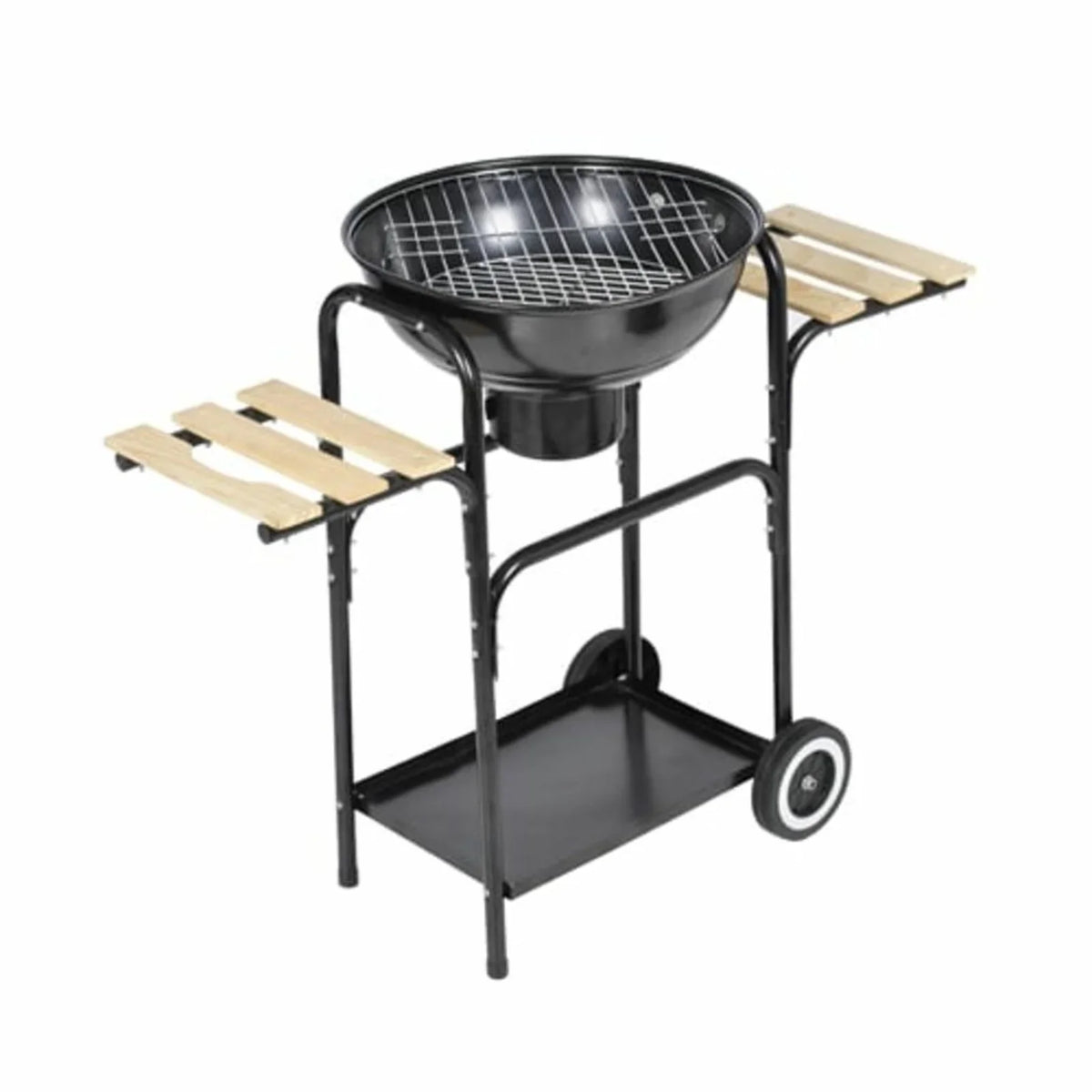 Patio Height Tables Working Hiking, and for Barbecue Wheels Inch Stand Charcoal Cooking, 38 Side Grill Camping with BBQ 2 Grilling, Smoking, Picnic, Garden, Steel Dcenta Party,