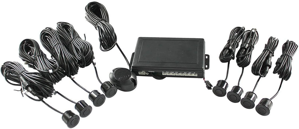 Waterproof Parking Front and Black Rear with Sensors 4 Connector, 4 Boyo VTSR220