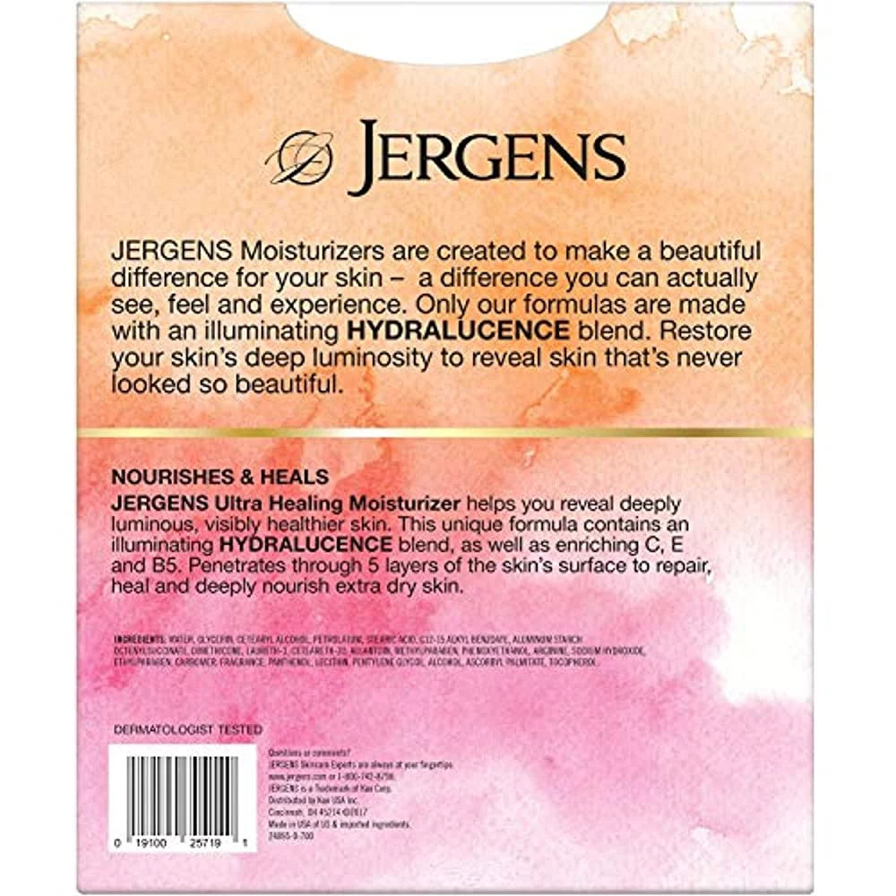 Jergens 2 Ultra pk Moisturizer Healing oz - Dry Skin Extra 21 -