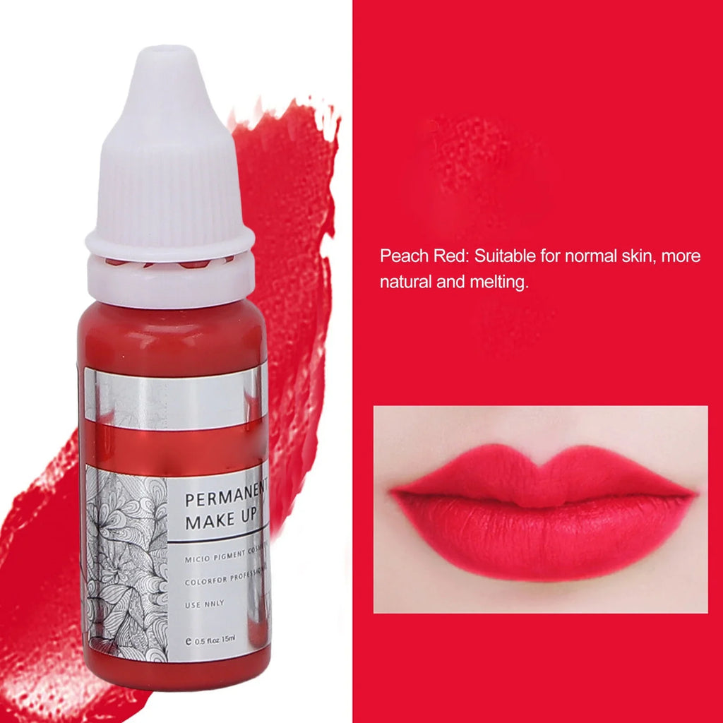 Microblading Color Ink Permanent 8pcs Tattoo Semi Lip Pigment 120ml Makeup