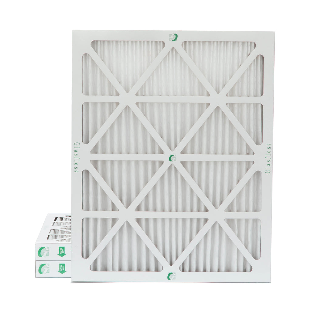 3 Pleated 1-3/4 x 10 Inch Air Pack Glasfloss. by Actual 17-1/2 Filters 2" 18x24x2 MERV x of 23-1/2 dimension:
