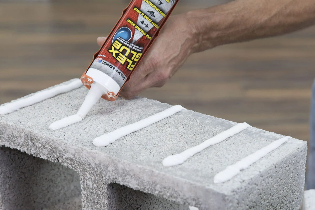 Oz Waterproof Adhesive White Seal Flex Glue Of 10 Flex Rubberized Family Products