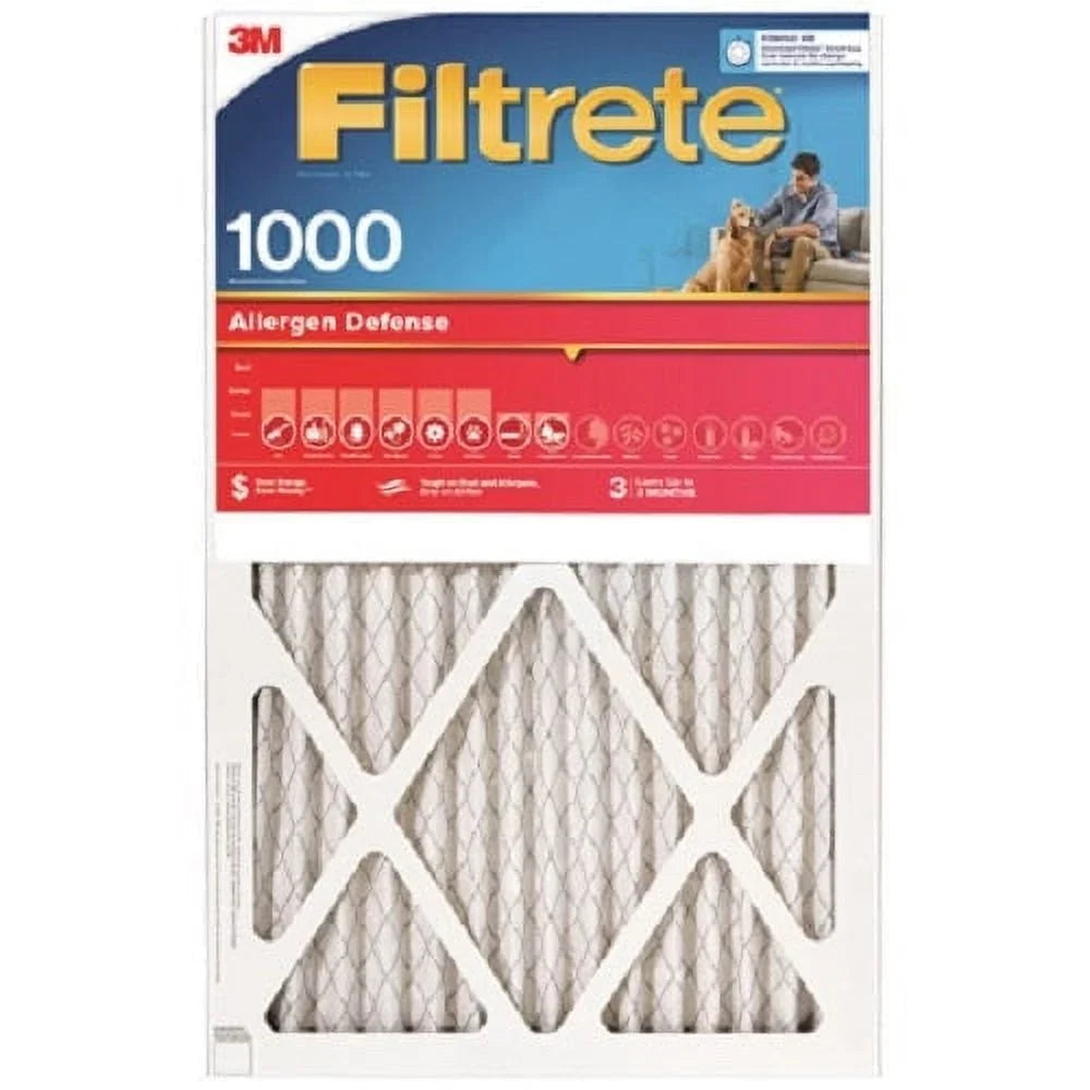 '- Red Quantity 4 Air Filtrete 30" of 3 3M AL13-4 Filter 1" Month Disposable x MPR x Pleated 24" 1000