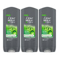 For Refreshing Face Body Micromoisture Pack 3-In-1 Ml Men Of + Wash With Fresh Care Men Dove Technology 3 Extra Nourishing Body 24-Hour And Wash 400 Hair,