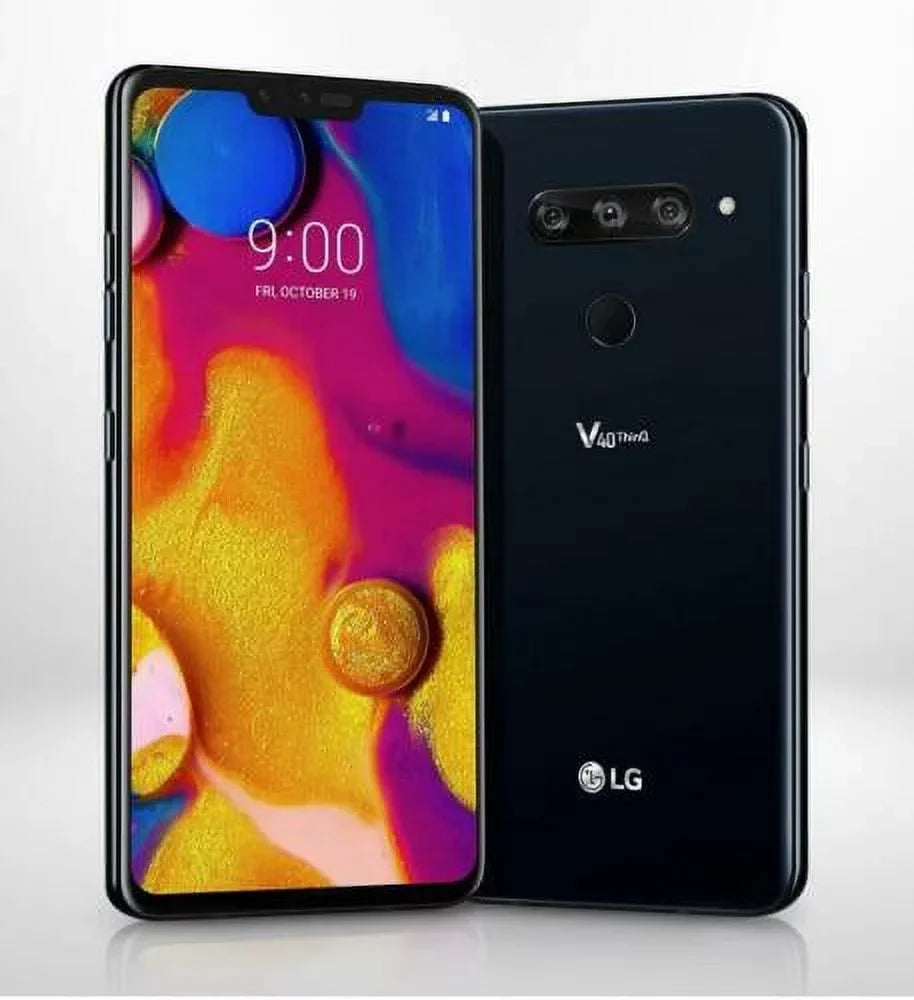 '- ThinQ LG Page 4G 64GB US Black VoLTE (Good) Mobile Plus Unlocked V40 Pre-Owned (Verizon) GSM