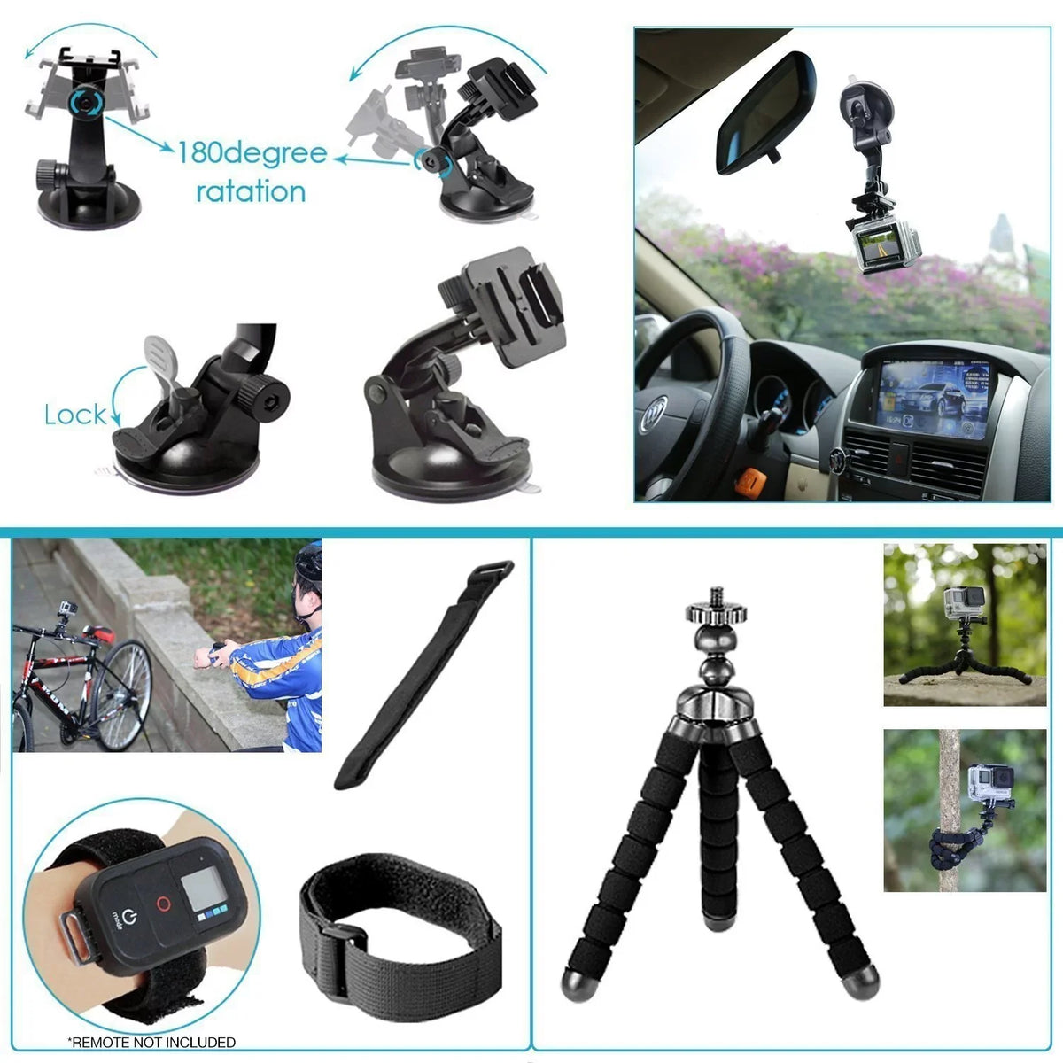with UHD Streaming, Waterproof, (Refurbished) - Need Touch Bundle 12MP Photos, - 50 Restored Accessory HERO8 You Screen, Piece All Black - 4K Action Live Video, GoPro Digital Kit Camera Stabilization