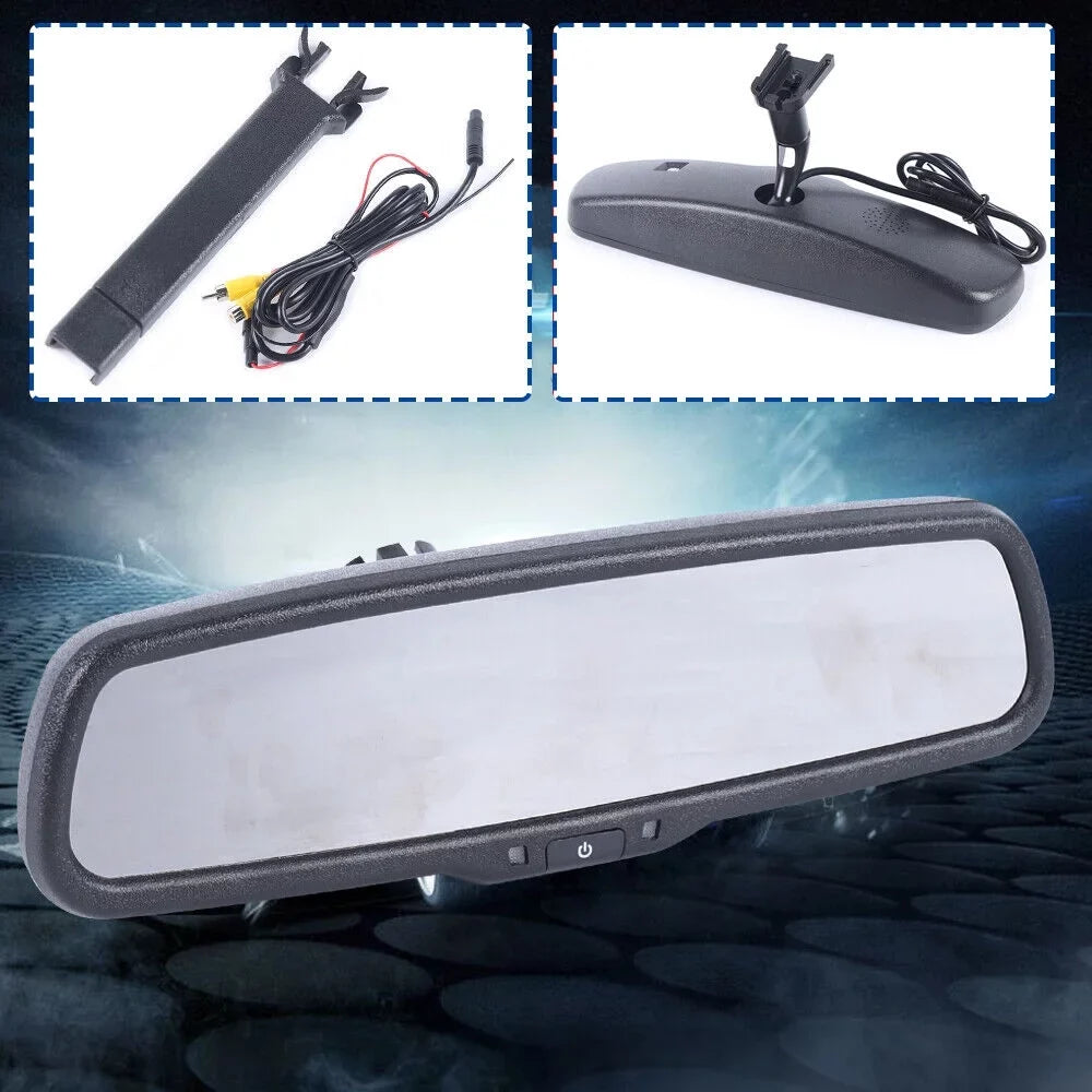 View Bracket Rear Resolution for System Mirror Camera Car Kit Backup SHZICMY HD 4.3" 800*480 with Monitor LCD
