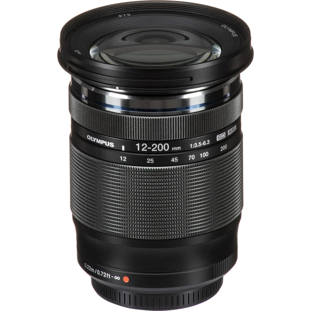 '- 12-200mm 64GB + Digital Lens M.Zuiko Lens - 3 Accessory Kit ED Tripod Olympus f/3.5-6.3 Backpack Bundle +