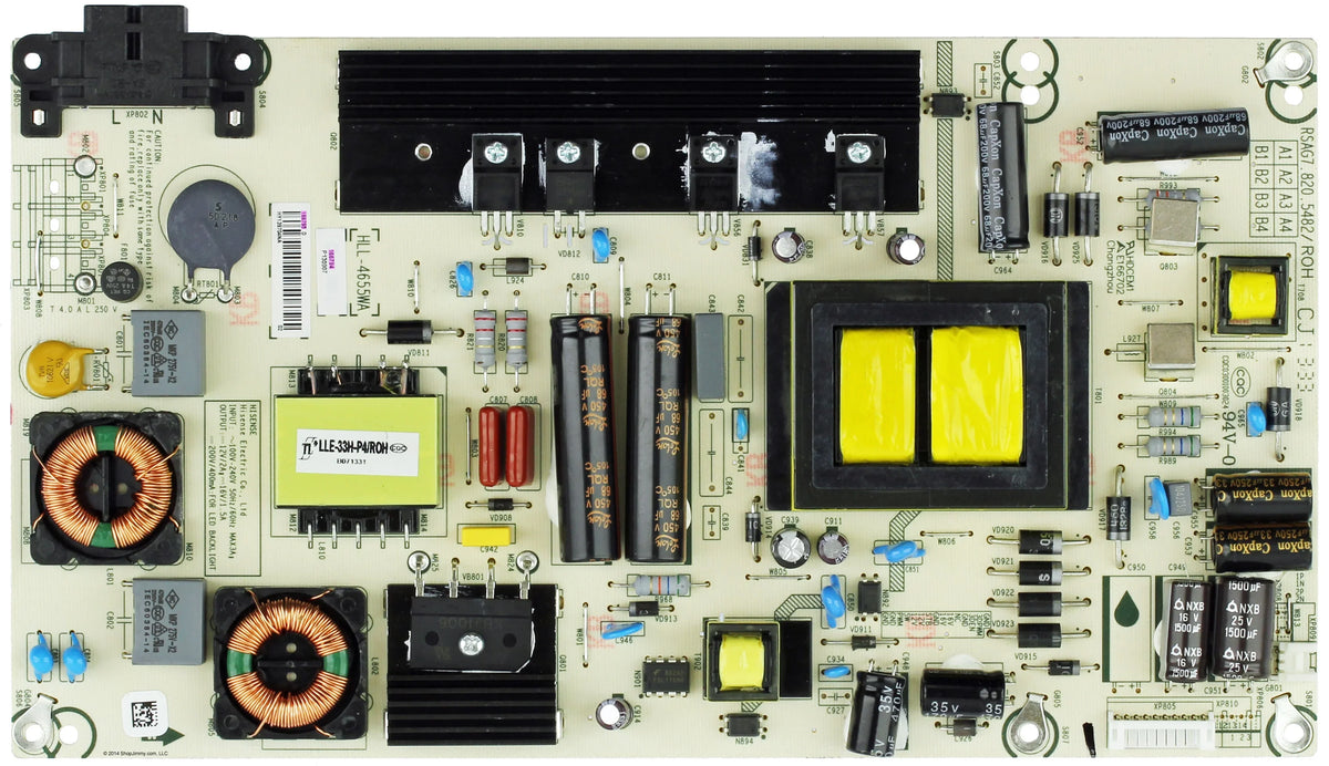 for Hisense STRIPS) (SEE Power 55K20DG LED Supply NOTE 166795 RE: