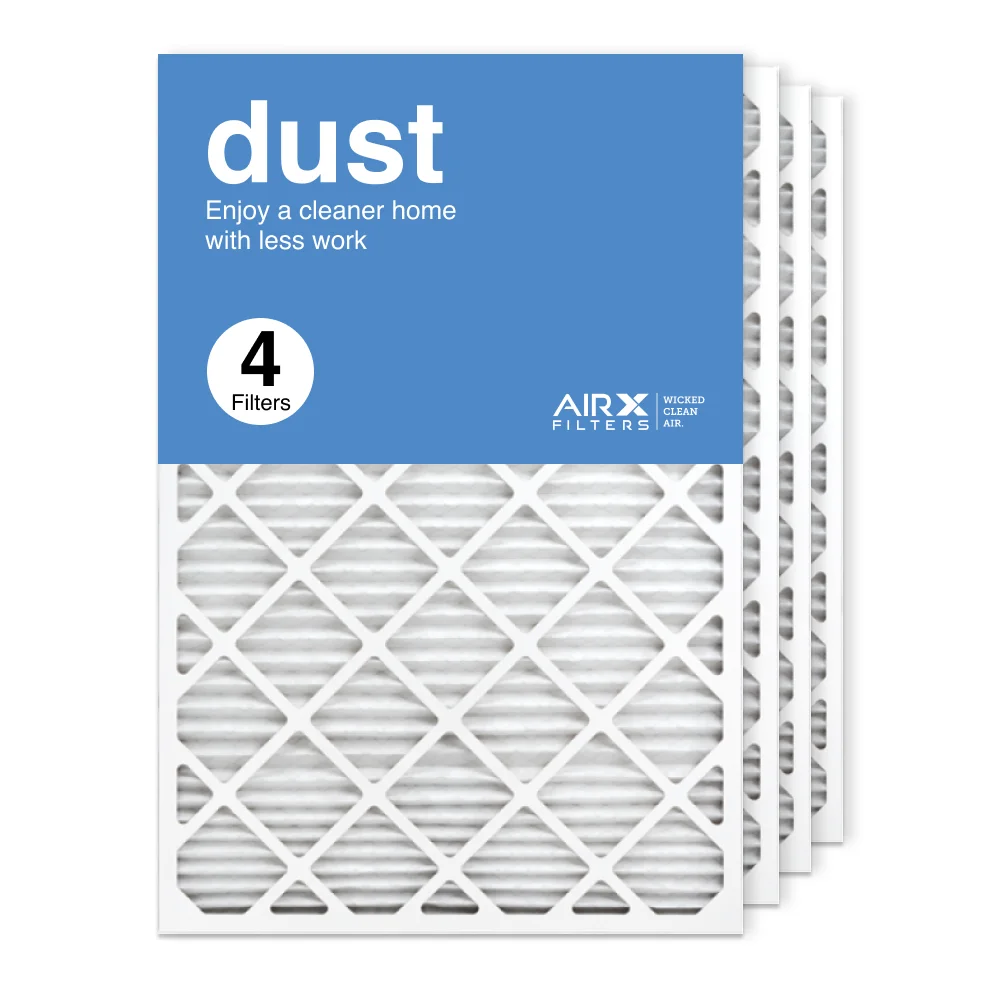 Furnace 4-Pack USA Filters the Filter, Filter 8 in Dust HVAC Air MERV Pleated Air Made 24x36x1 AC AIRx