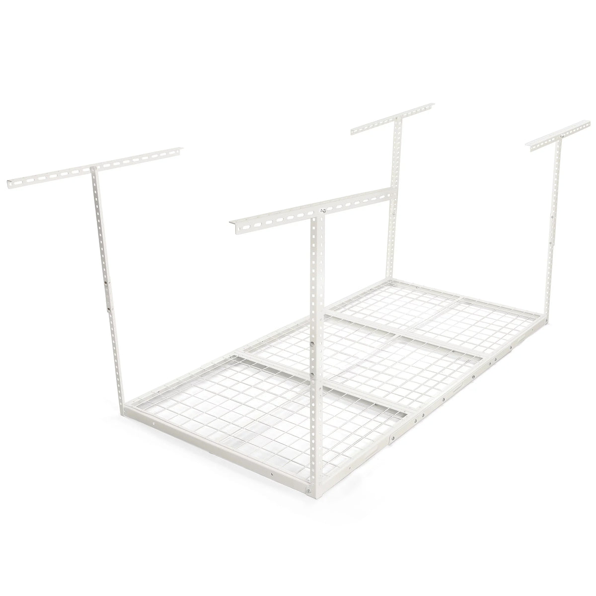 Ceiling Storage White x Storage Adjustable Length Garage Width Kojem 36" Overhead 3x6 72" x Rack, 40" Height,