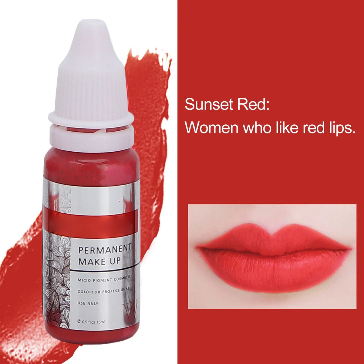 Microblading Color Ink Permanent 8pcs Tattoo Semi Lip Pigment 120ml Makeup