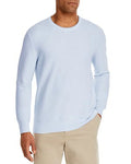 Tipped BLUE X-Large US Bloomingdale's Crewneck CLOUD Sweater, Textured