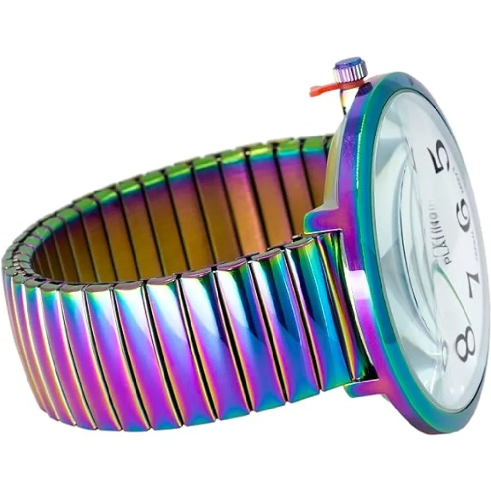 Watch Super Blekon Collections Large Face PC21J Band Movement Stretch Fashion New Japanese