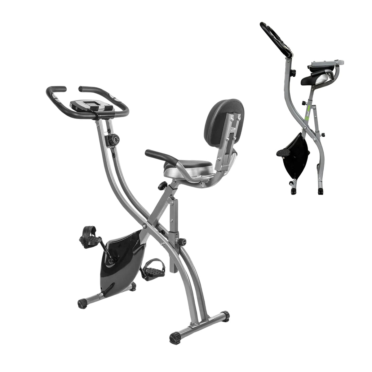 Stationary Heart Adjustment Rate and 8 in 3 of Upright Cardio Fitness Levels Exercise 1 Arm Sensor, Capacity, Bike, Recumbent Back Home 260 LBS Bike LCD workout, Cycle Folding Rest,