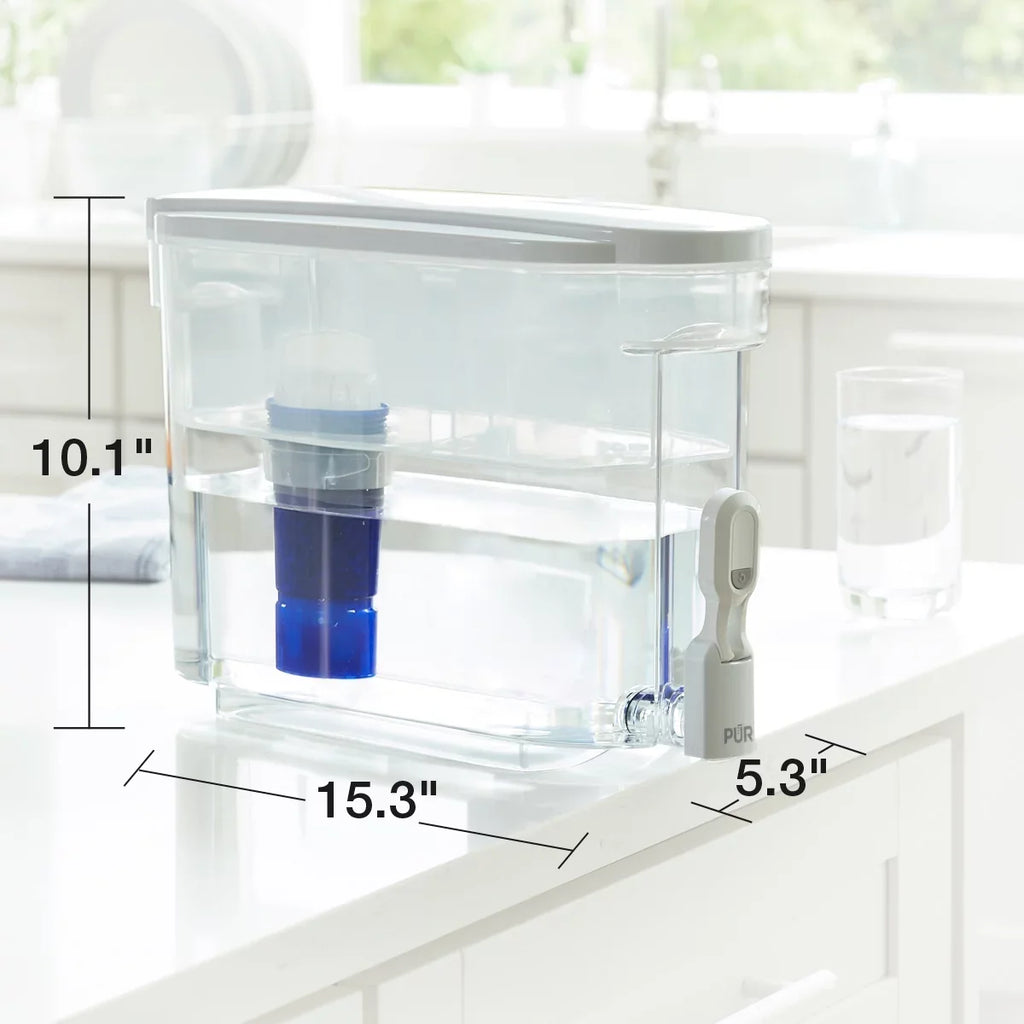 System, Filtration Dispenser Replacement Pitcher PUR 30 All Cup Fits White/Blue, Filters Plus liquid