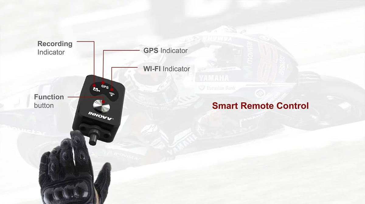 Channel Dual Mode 4K Ultra Motorcyle HD with Motocam Resistance INNOVV K5 GPS, WiFi, and liquid Resolution, IP67 (32GB) Parking