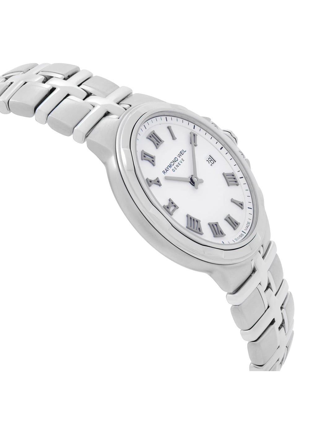 Weil 5180-ST-00300 Watch Parsifal Dial Ladies White Quartz Steel Raymond Roman